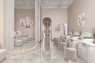 design 3d, 2d for a beauty salon, spa, showroom, massage