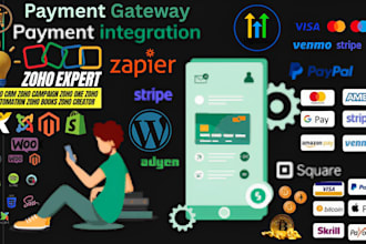 integrat payment gateway stripe paypal wise square revolut authorized skrill fix