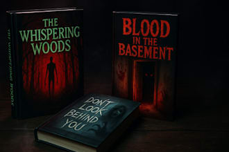 create stunning book cover art and horror ebook designs