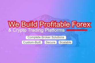 create forex brokers website, CRM trading platform, cfd, crypto forex trading