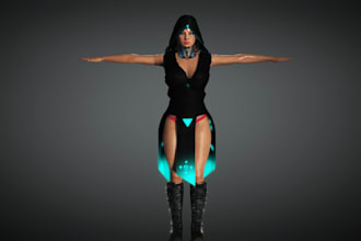 design 3d metahuman character, cyberpunk character, mixamo rig,nsfw art,topology
