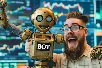 be blockchain developer to build bot trading token launch automation