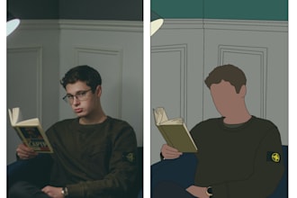 create an illustration from your favorite pictures