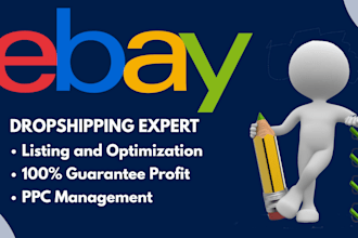 do ebay listing and ebay SEO ,ebay dropshipping