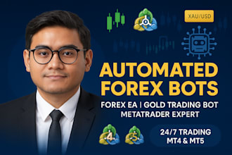 deliver automated forex bot, forex robot, ea, gold trading bot