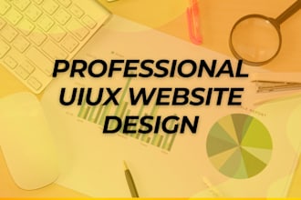 design website UI UX and landing pages in figma