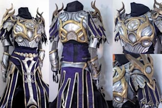 do 3d cosplay creation 3d helmet design 3d wearable cosplay armor 3d printing
