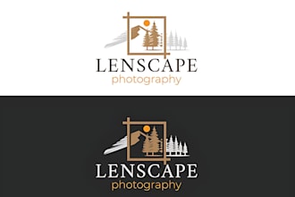 do modern signature, watermark and photography logo design