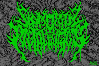 design black, slam, or death metal logo for your band
