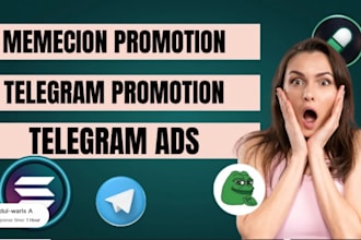 pump solana memecoin to nft 500m mc presale twitter marketing telegram promotion