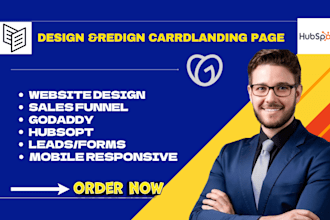 design the redesign of carrd website, carrd landing page, hubspot website