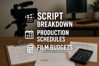 create a script breakdown, budget, or schedule for your film