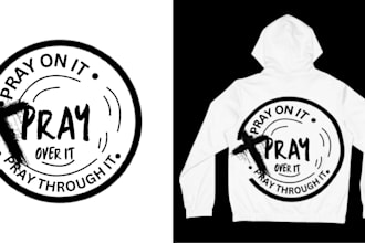 do custom typography christian t shirt design, faith bible verse graphics