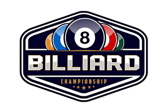 design a modern billiard logo with unlimited revision