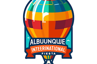 design stylish balloon logo with express delivery