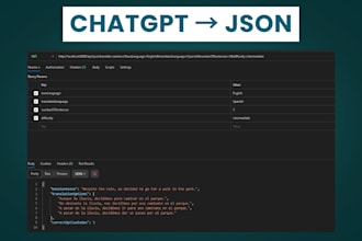 create ai json apis powered by chatgpt or google gemini