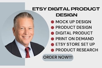 design hyperlinked planner, etsy digital planner, etsy shop, digital journal