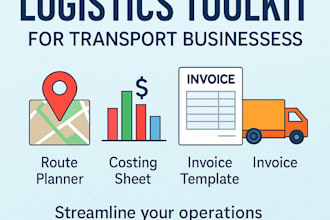 create a logistics toolkit with route planner, costing etc