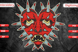 do awesome best quality embroidery digitizing in few hours