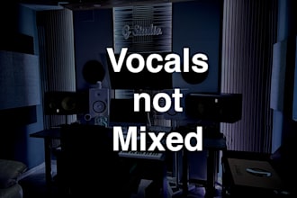 mix your vocals, crystal clear professional sound