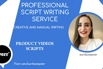 do explainer product video script writing