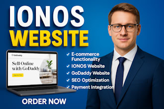do ionos website design redesign ionos ecommerce landing page or godaddy website