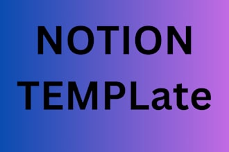 design custom notion template notion expert notion virtual assistant hubspot crm