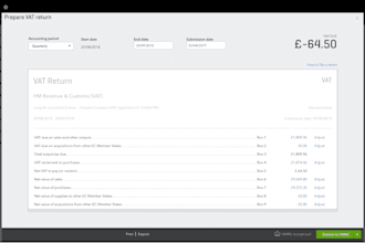 be UK accountant and file UK vat tax return to hmrc