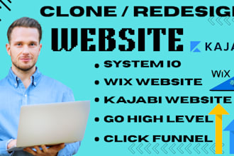 migrate clone sales funnel figma, gohighlevel kajabi website, shopify, system io