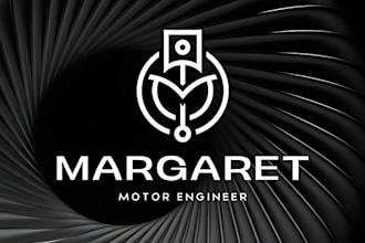 do modern monogram letter logo design with creative thinking