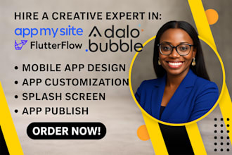 flutterflow expert develop mobile app bubble io adalo bubble developer saas mvp