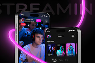 develop live streaming app music streaming website video streaming app