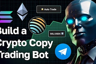 build an all in one solana, meme coin, and copy trading crypto bot
