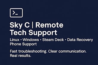 help with linux, windows, mac, or steam deck issues