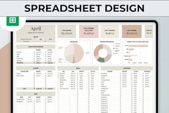 create a personal or family monthly budget spreadsheet tracker investor budget