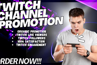 do twitch promotion promote your twitch channel organically to bring in live