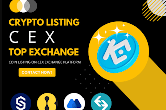 get your coin listed on top exchange platforms with guaranteed exposure