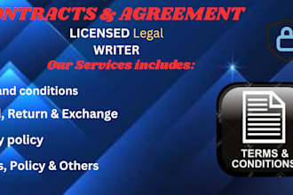 draft legal privacy policy and terms to keep your website safe