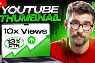 design gaming thumbnail for your youtube channel