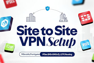configure site to site VPN on mikrotik or fortigate