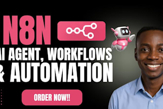 automate business tasks and build ai agents with n8n workflows, n8n automations