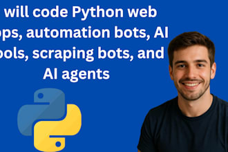 code web app, automation bots, ai tools, web scraping bots, ai chatbot, ai agent