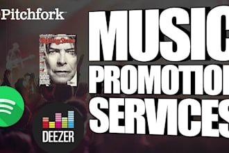 do music promotion, deezer album, apple, spotify to get viral and boost streamer