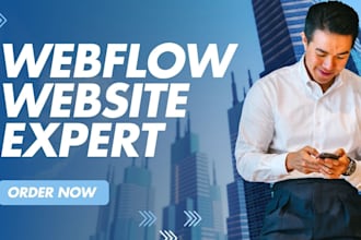 design webflow, redesign webflow, develop webflow website
