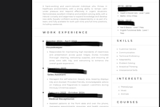 write a standout resume to boost your career
