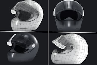 3d helmet mask printing model cosplay armor printable mask modeling sculpture