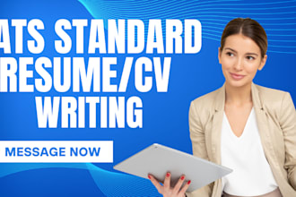 write a professional ats resume and modern CV that lands you interviews