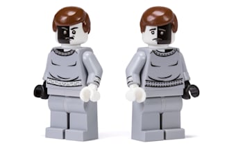 create custom lego minifigure decals, 3d model design with instruction