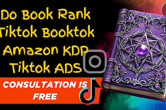 do book rank tiktok booktok amazon kdp tiktok ads