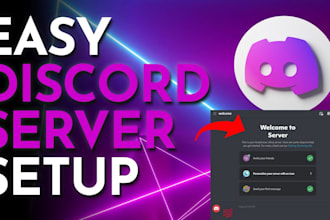 professionally set up a custom discord server